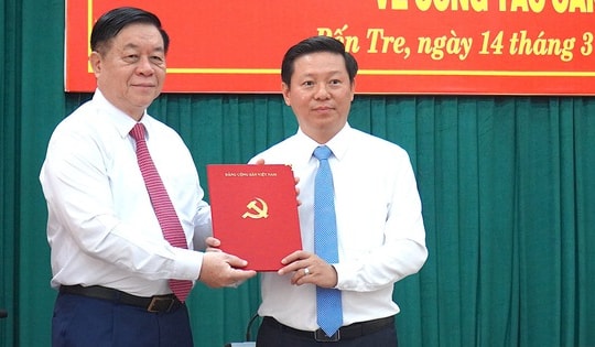 Phó Trưởng Ban Tuyên giáo Trung ương về làm Phó Bí thư Tỉnh ủy Bến Tre