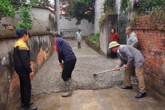 2,5 tháng, nhân dân một thôn ở Thanh Miện góp 4 tỷ đồng làm đường