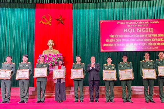 Hải Dương đẩy mạnh công tác tìm kiếm, quy tập hài cốt liệt sĩ