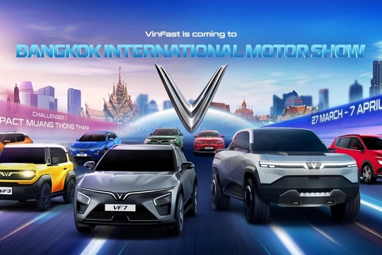 VinFast mang loạt mẫu xe điện đến Thái Lan