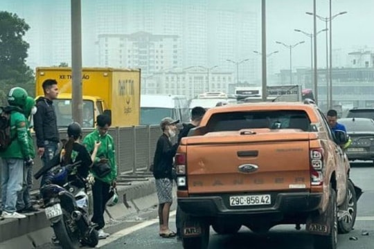 Điều tra vụ lái xe bị người dân hành hung trên vành đai 3 vì đâm liên hoàn