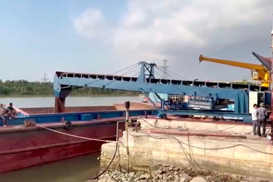 Tro, xỉ thải của Nhà máy Nhiệt điện BOT tập kết trái phép tại Kinh Môn đã được di chuyển
