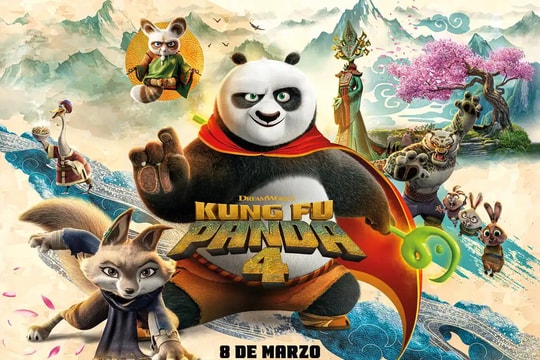 "Kung Fu Panda 4" trụ vững ngôi đầu phòng vé tại Bắc Mỹ