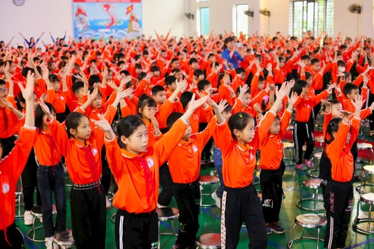 Tỉnh đoàn Hải Dương tổ chức “Ngày hội thiếu nhi vui khỏe” tại Trường Tiểu học Gia Lương