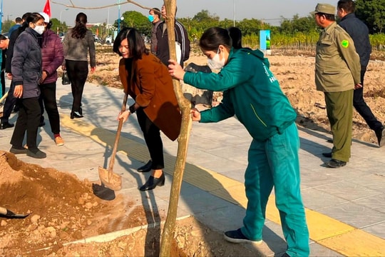 Tỷ lệ cây xanh đô thị của TP Hải Dương vượt tiêu chí đô thị loại I