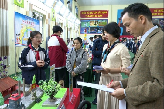 96 sản phẩm dự thi Ngày hội trải nghiệm Stem ở Cẩm Giàng