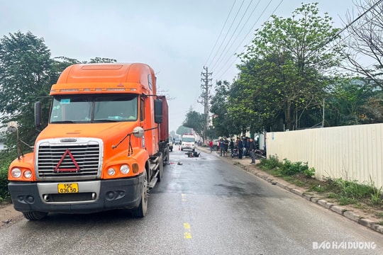 Tai nạn giao thông liên hoàn ở TP Hải Dương, nam công nhân khu công nghiệp Đại An tử vong