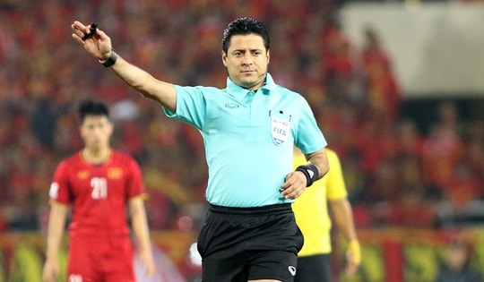 Trọng tài đẳng cấp World Cup bắt chính trận Việt Nam - Indonesia