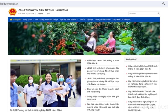Cổng thông tin điện tử 3 cấp khắc phục nhiều bất cập