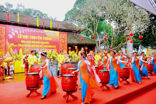 Lễ hội truyền thống Văn miếu Mao Điền trang nghiêm, sinh động và thu hút