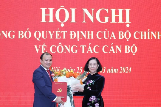 Đồng chí Lê Hải Bình giữ chức Tổng Biên tập Tạp chí Cộng sản