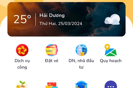 App Smart-Hai Duong, ứng dụng của người dân