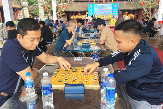 53 kỳ thủ tranh Giải vô địch cờ tướng Hội Nhà báo tỉnh Hải Dương lần thứ 28