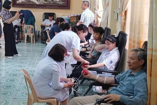 Ngày hội hiến máu “Bình Giang ngàn trái tim hồng” thu nhận 125 đơn vị máu