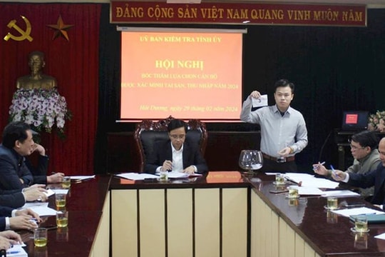 Không để lọt cán bộ không trung thực trong kê khai tài sản