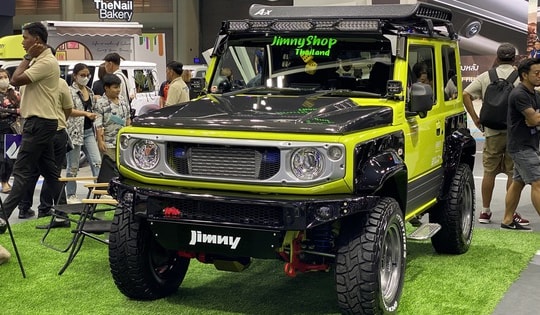 Suzuki Jimny độ cá tính riêng, thoát bóng "tiểu G-Class", nhiều đồ chơi cho dân phượt