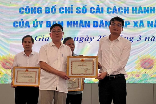 Xã Đoàn Thượng dẫn đầu về cải cách hành chính ở huyện Gia Lộc