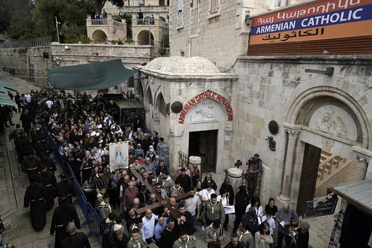 Mùa Phục sinh vắng khách ở Jerusalem