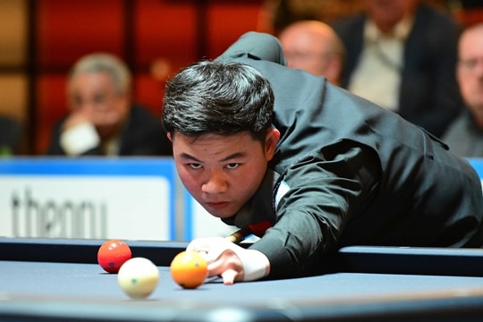 Bao Phương Vinh toàn thắng tại vòng bảng billiard châu Á