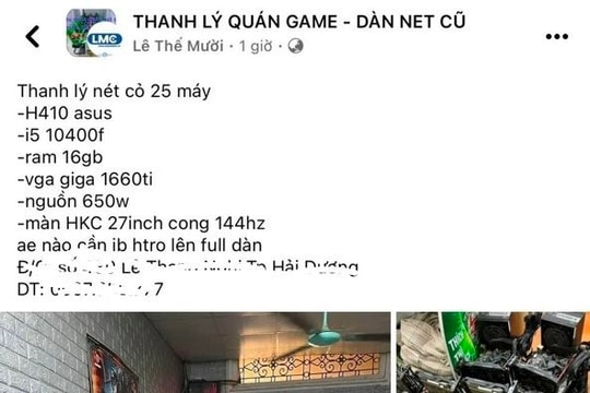 Giả mạo chủ cửa hàng đăng thanh lý máy tính cũ trên Facebook để lừa đảo