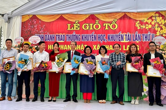 Dòng họ Phan Nhật ở Thanh Hà quan tâm khuyến học, khuyến tài