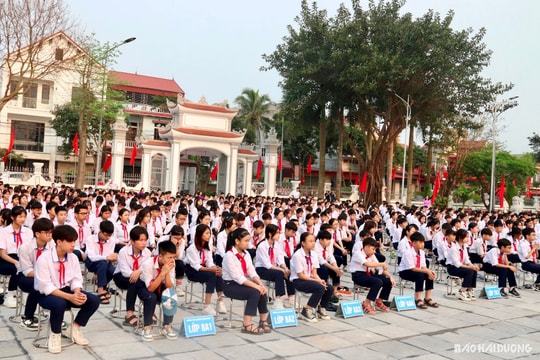 Học sinh Thanh Miện tìm hiểu về thân thế, sự nghiệp của Phó Chủ tịch nước Nguyễn Lương Bằng
