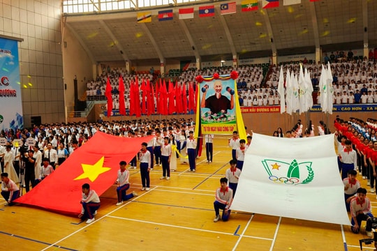 Gần 2.300 người tham gia lễ khai mạc Hội khỏe Phù Đổng tỉnh Hải Dương năm 2024