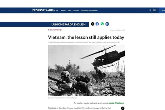 Italian journal honors Dien Bien Phu Victory