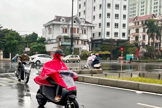 Thời tiết Hải Dương có mưa nhỏ