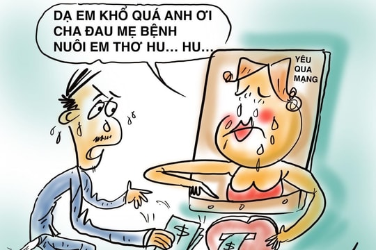 Mờ mắt vì yêu... qua mạng