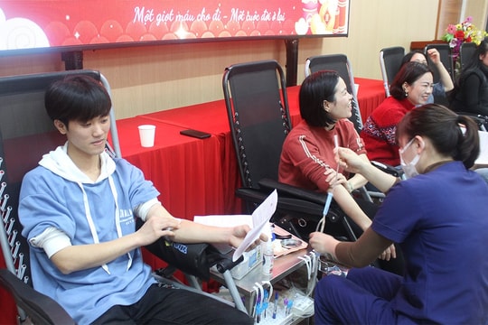 Chàng trai trẻ ở TP Hải Dương 14 lần hiến máu tình nguyện