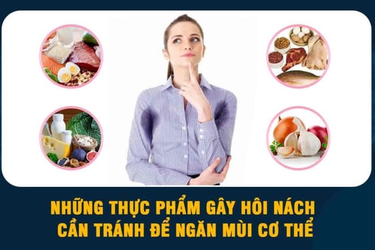 Bị hôi nách nên kiêng ăn gì?