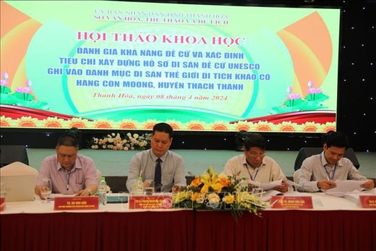 Đề cử và xác định tiêu chí xây dựng hồ sơ Di sản thế giới Hang Con Moong