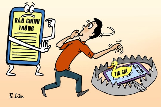 Cạm bẫy tin giả trên mạng xã hội