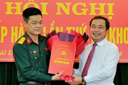 Ban Chấp hành Đảng bộ tỉnh Hải Dương bầu đồng chí Vũ Hồng Anh vào Ban Thường vụ Tỉnh ủy