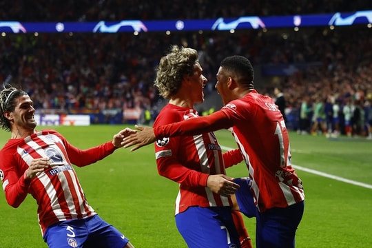 Atletico thắng nghẹt thở Dortmund ở lượt đi tứ kết Cúp C1