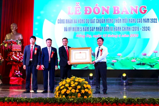 Xã Hồng Dụ (Ninh Giang) huy động trên 60 tỷ đồng xây dựng nông thôn mới nâng cao