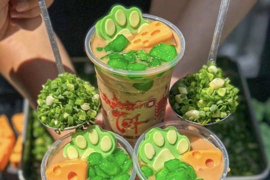 Đu trend trà sữa hành lá, người trẻ ăn uống khó hiểu hay chiêu trò của quán?