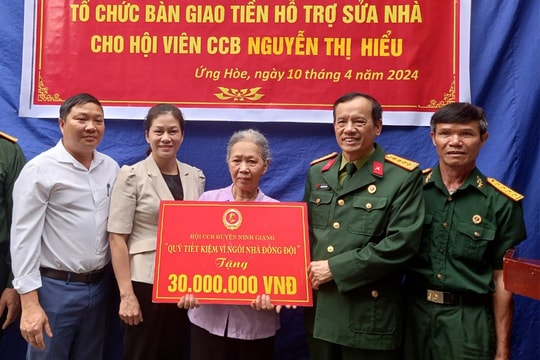 Sôi nổi phong trào thi đua "cựu chiến binh gương mẫu" ở Ninh Giang