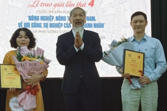 Hai tác giả Hải Dương đoạt giải nhì, giải ba Giải thưởng Quỹ nhà văn Lê Lựu