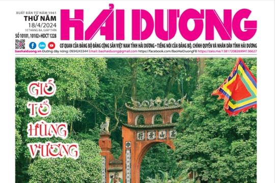 Mời đọc ấn phẩm Hải Dương đặc biệt nhân dịp Giỗ Tổ Hùng Vương 2024
