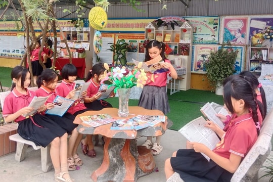 Gần 900 học sinh Ninh Giang tham gia Ngày hội đọc sách
