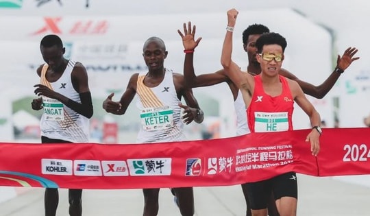 Bê bối mới trong thể thao Trung Quốc: Ngôi sao marathon được nhường cho về đích