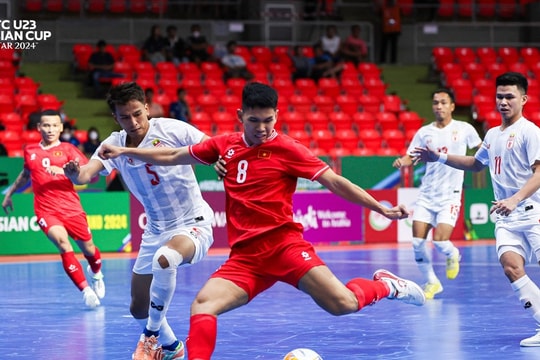 Việt Nam chia điểm với Myanmar trong ngày ra quân Futsal châu Á 2024