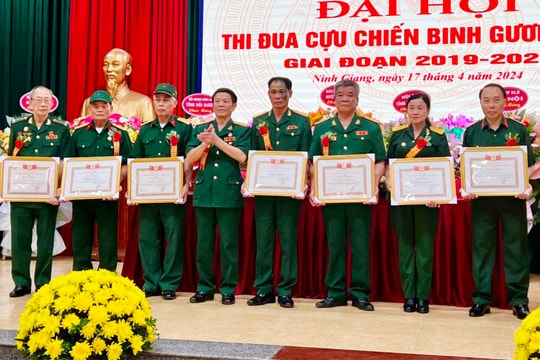 Hội Cựu chiến binh huyện Ninh Giang tổ chức thành công Đại hội thi đua "cựu chiến binh gương mẫu" điểm của tỉnh