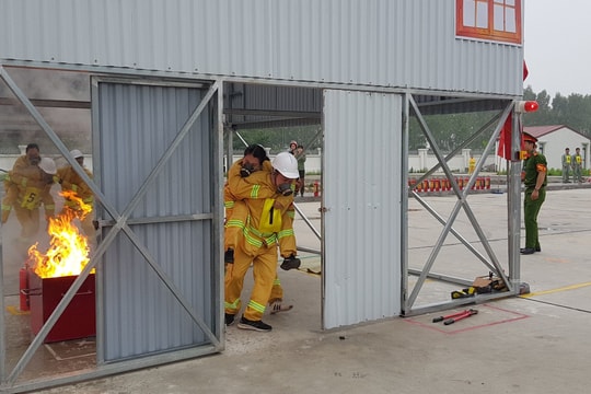 Hải Dương hoàn thành hội thi tổ liên gia an toàn phòng cháy cấp huyện