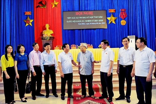 Đoàn Đại biểu Quốc hội tỉnh Hải Dương sẽ tiếp xúc cử tri 6 huyện trong 3 ngày