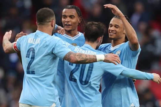 Hạ Chelsea, Man City đợi Man Utd ở chung kết FA Cup