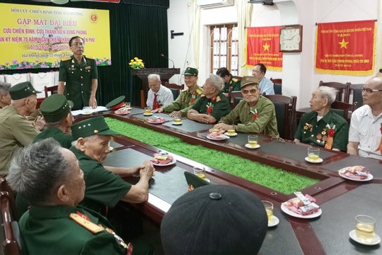 Hải Dương có 15 đại biểu dự gặp mặt cựu chiến binh, cựu thanh niên xung phong tham gia Chiến dịch Điện Biên Phủ toàn quốc