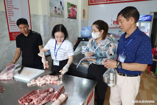 Hải Dương kiểm tra trách nhiệm quản lý nhà nước về an toàn thực phẩm của chính quyền các cấp